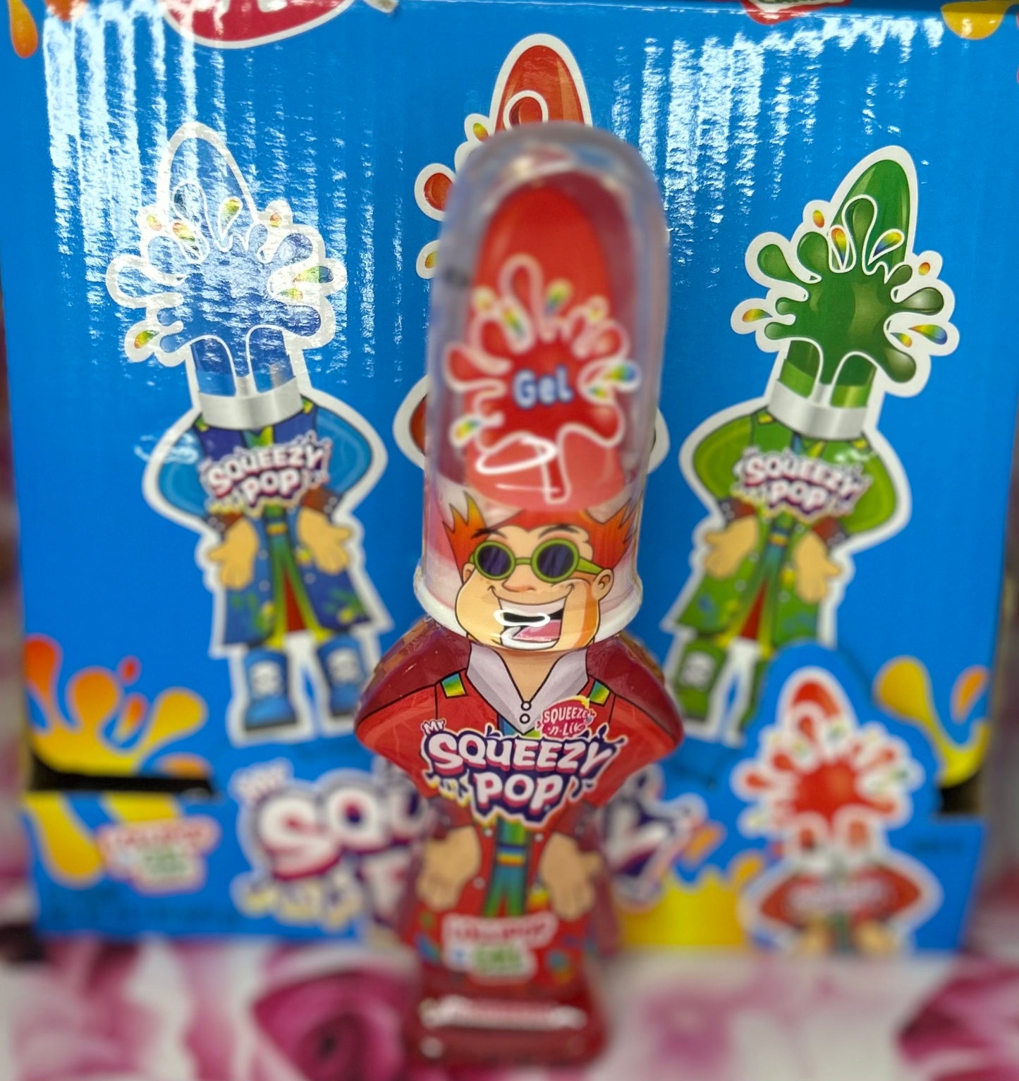 Mr Squeezy ooze gel lollipops