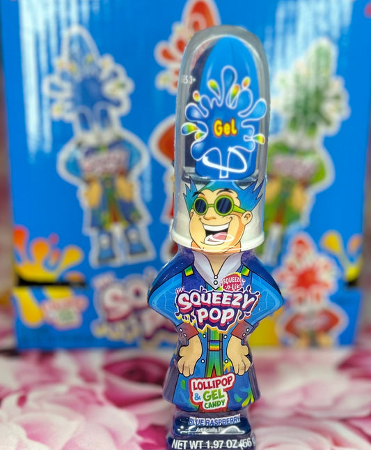 Mr Squeezy ooze gel lollipops