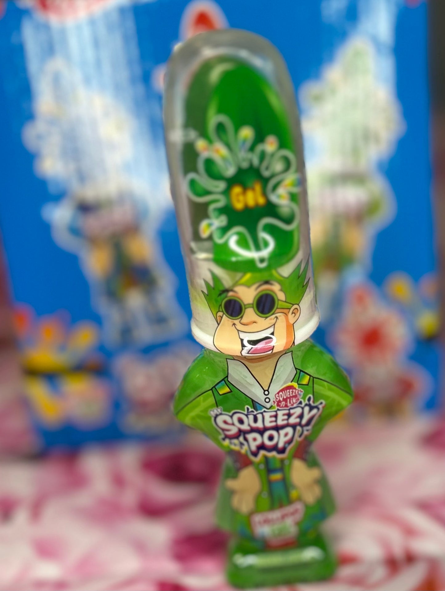 Mr Squeezy ooze gel lollipops