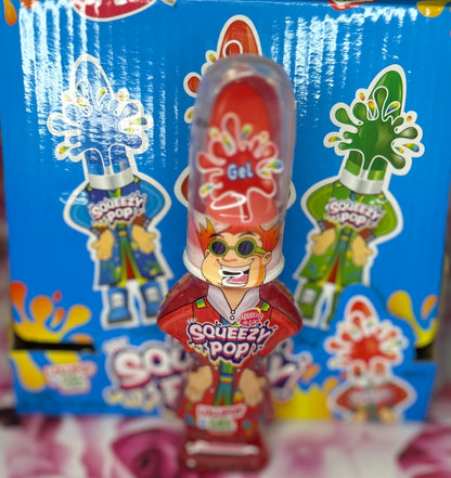 Mr Squeezy ooze gel lollipops