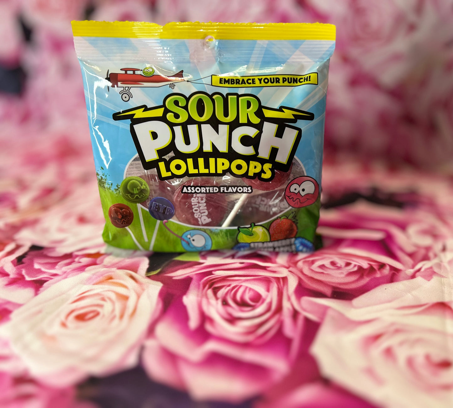 Sour Punch Lollipops