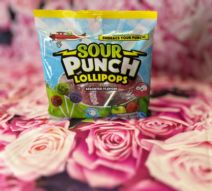 Sour Punch Lollipops